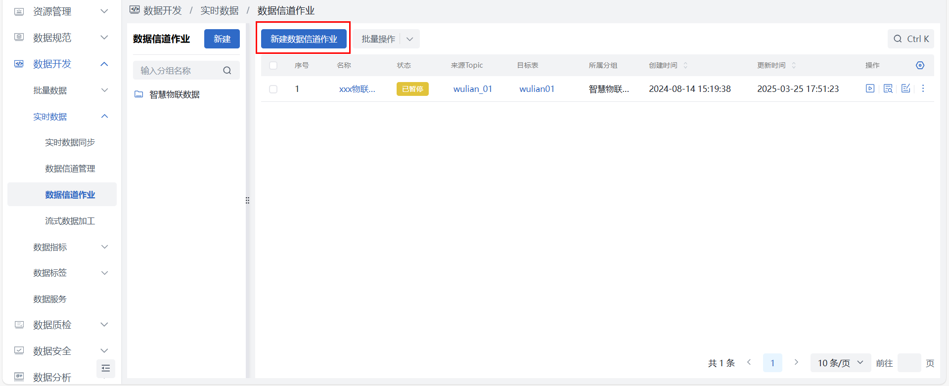 数据信道作业